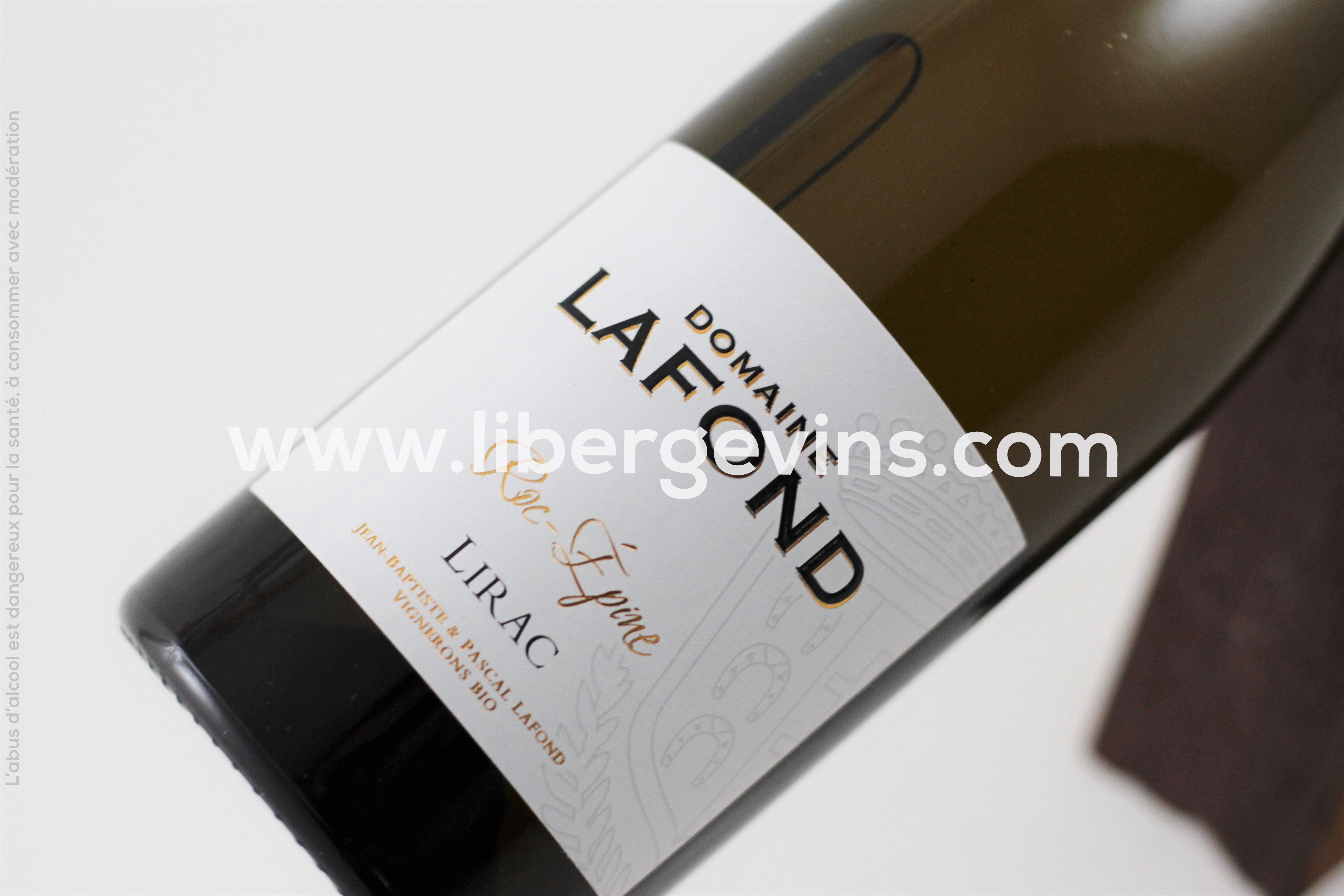 DOMAINE LAFOND ROC EPINE LIRAC AOP BLANC 2018 AB BLANCS
