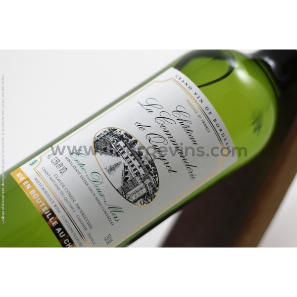 CHATEAU LA COMMANDERIE DE QUEYRET - ENTRE-DEUX-MERS AOP 2018