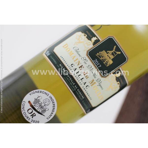 DOMAINE DU MOULIN - GAILLAC AOP - BLANC SEC CUVEE VIEILLES VIGNES 2017