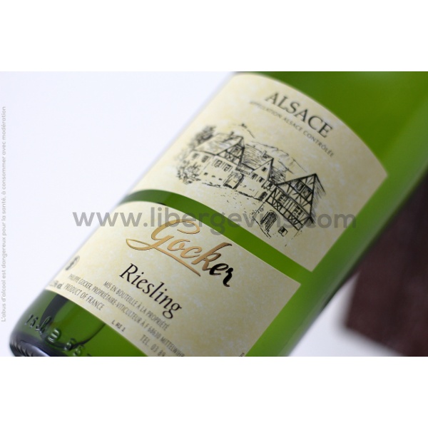 DOMAINE GOCKER - ALSACE AOP - RIESLING  2018