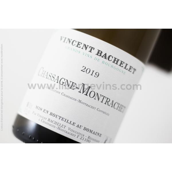 DOMAINE BACHELET VINCENT CHASSAGNE-MONTRACHET AOP BLANC 2019 - Chardonnay