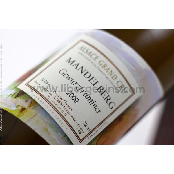 DOMAINE GOCKER - ALSACE AOP - GEWURZTRAMINER GRAND CRU MANDELBERG 2009