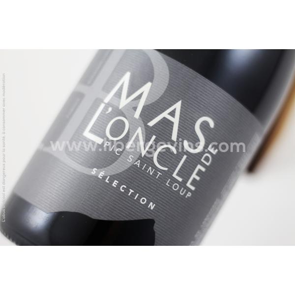 DOMAINE MAS DE L'ONCLE - PIC SAINT LOUP SELECTION AOP BIO 2015 Syrah Mourvèdre Grenache 