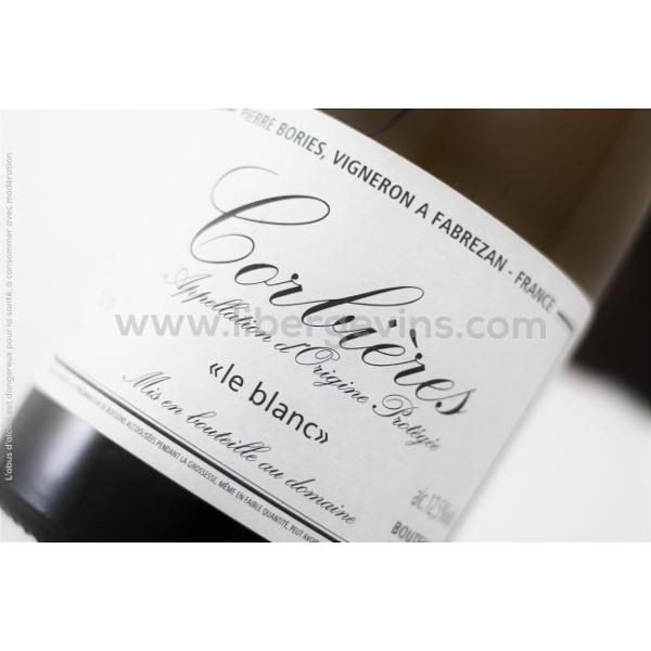 PIERRE BORIES - CORBIERES AOP - LE BLANC 2018 Vin Nature