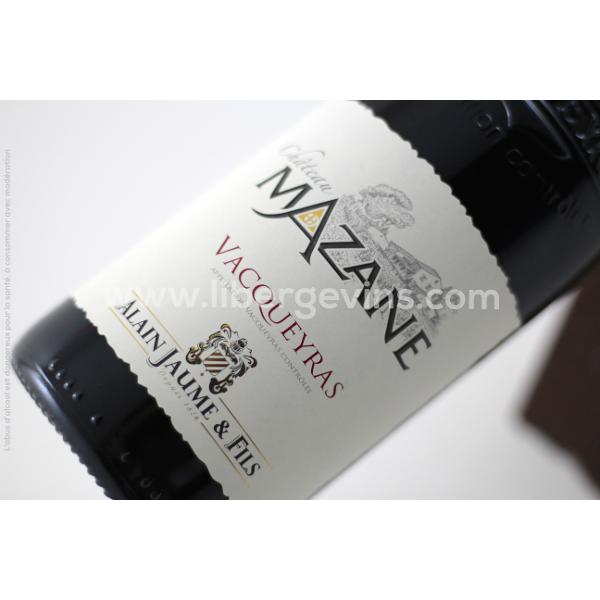 CHATEAU MAZANE - VACQUEYRAS AOP - CHATEAU MAZANE 2018 BIO