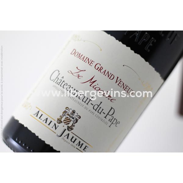 DOMAINE GRAND VENEUR - CHATEAUNEUF-DU-PAPE AOP ROUGE - LE MIOCENE 2020 BIO