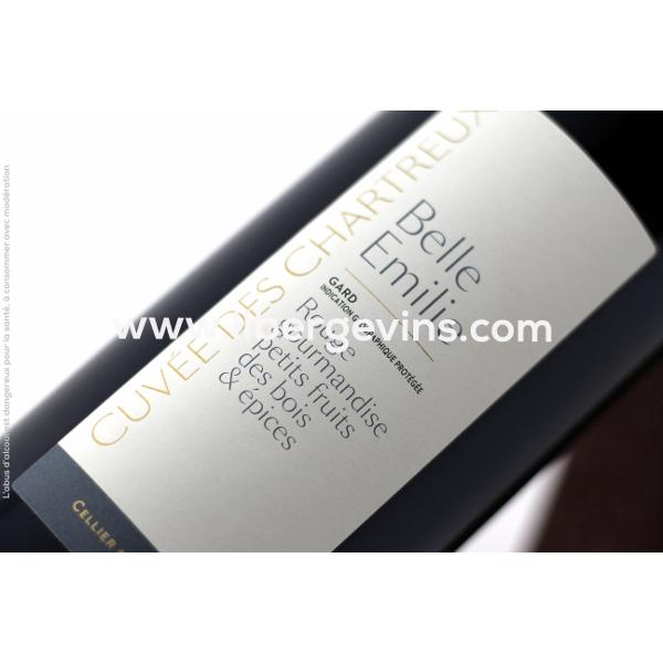 CELLIER DES CHARTREUX - IGP DU GARD - CUVEE DES CHARTREUX - BELLE EMILIE ROUGE 2021