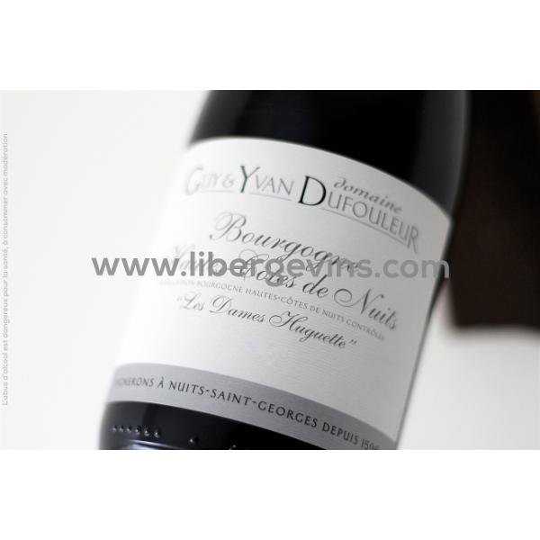 DOMAINE GUY & YVAN DUFOULEUR - BOURGOGNE HAUTES-COTES DE NUITS AOP ROUGE - LES DAMES HUGUETTE 2018