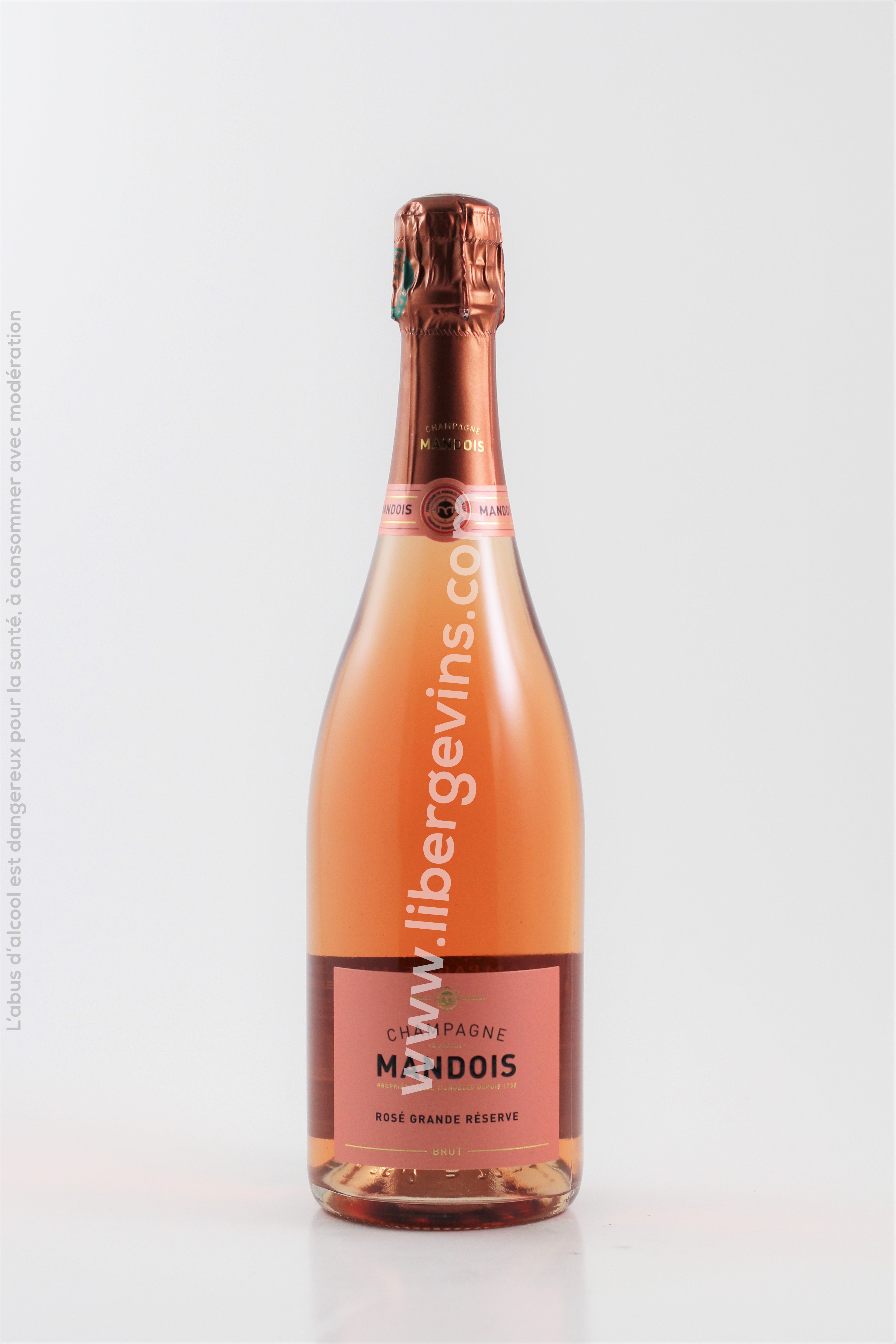vue du vin Champagne Aop Brut Rose Grande Reserve