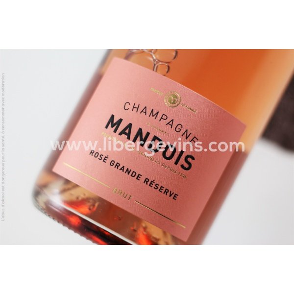 CHAMPAGNE MANDOIS - CHAMPAGNE AOP BRUT ROSE GRANDE RESERVE