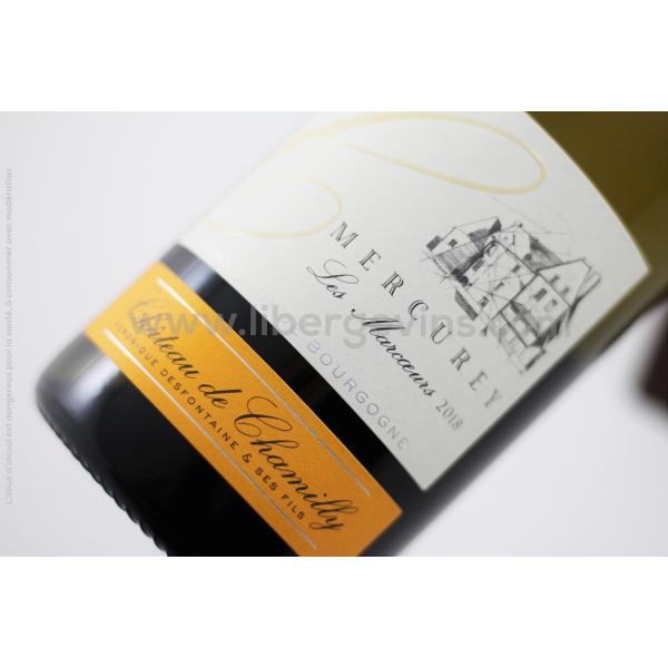 CHATEAU DE CHAMILLY - MERCUREY AOP BLANC -  LES MARCOEURS 2020