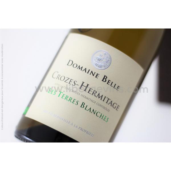 DOMAINE BELLE - CROZES-HERMITAGE AOP - LES TERRES BLANCHES 2021 AB