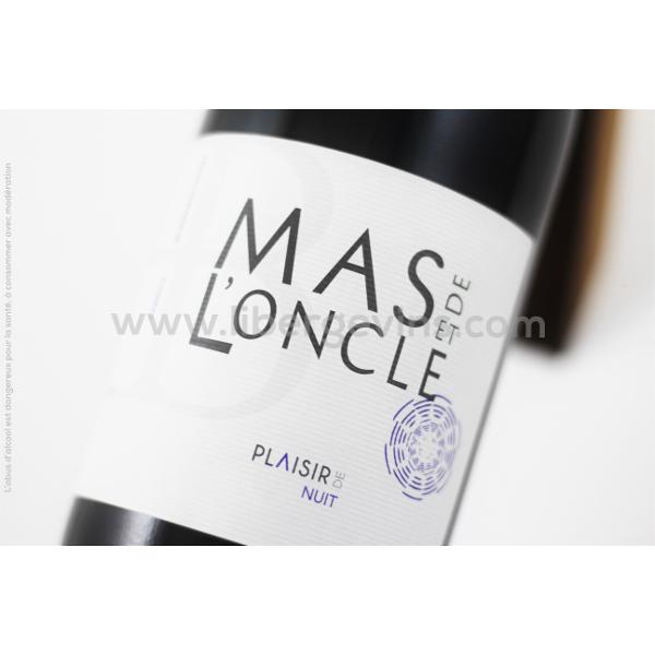 DOMAINE MAS DE L'ONCLE - VIN DE FRANCE ROUGE - PLAISIR DE NUIT 2021 BIO - Merlot Grenache