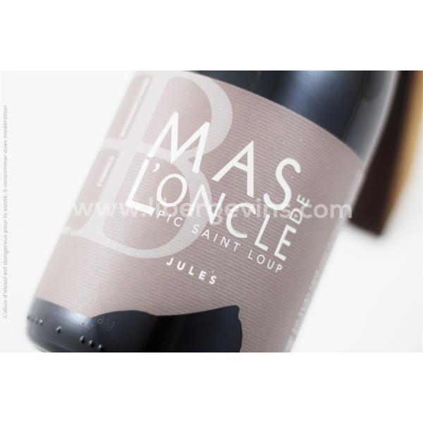 DOMAINE MAS DE L'ONCLE - PIC SAINT LOUP JULES AOP BIO 2019 Syrah Grenache 