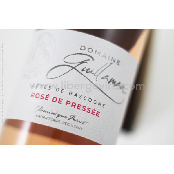 DOMAINE GUILLAMAN - IGP COTES DE GASCOGNE - ROSE de PRESSEE  2022