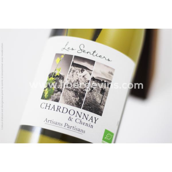 ARTISANS PARTISANS - IGP PAYS D'OC - LES SENTIERS - chardonnay chenin 2022 NATURE BIO - Chardonnay - Chenin