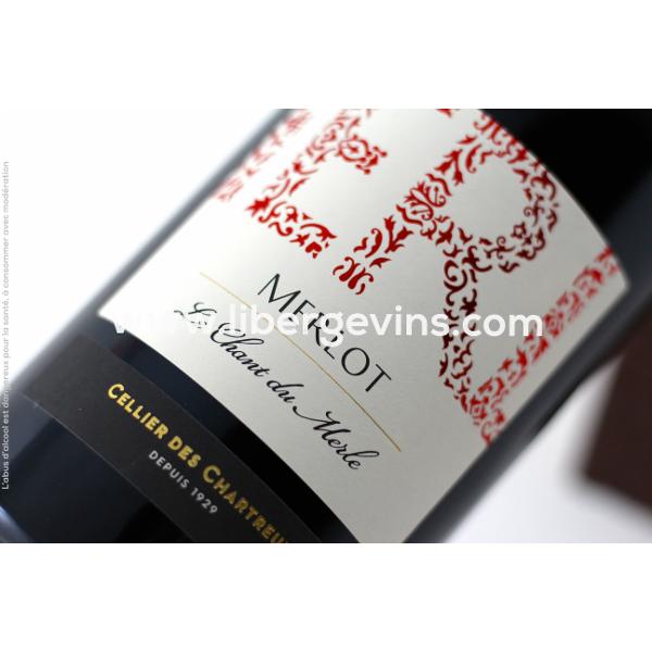 CELLIER DES CHARTREUX - IGP DU GARD - MERLOT - LE CHANT DU MERLE 2023