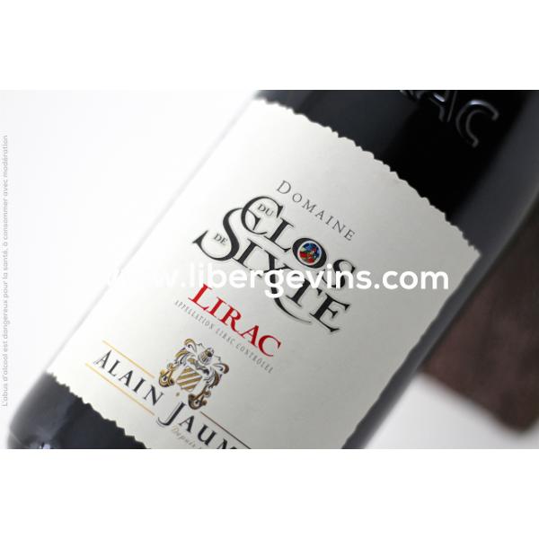 DOMAINE DU CLOS DE SIXTE - LIRAC AOP ROUGE - CLOS DE SIXTE 2020 BIO