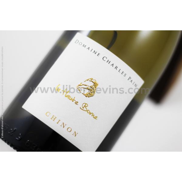 DOMAINE CHARLES PAIN - CHINON AOP - LA HAUTE BORNE 2021 BLANC - BIO