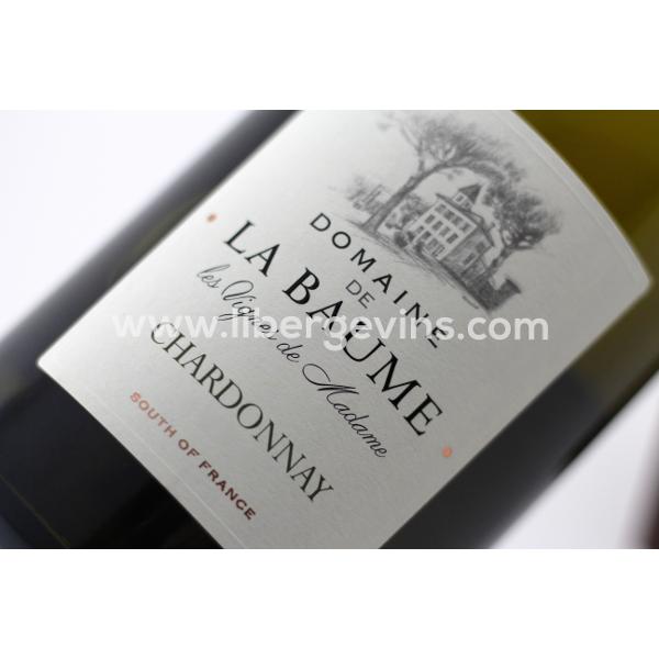 DOMAINE DE LA BAUME - IGP PAYS D'OC - CHARDONNAY - LES VIGNES DE MADAME 2022