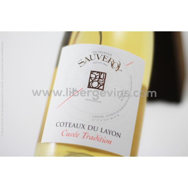 DOMAINE SAUVEROY - COTEAUX DU LAYON AOP CUVEE TRADITION 2022 - BIO