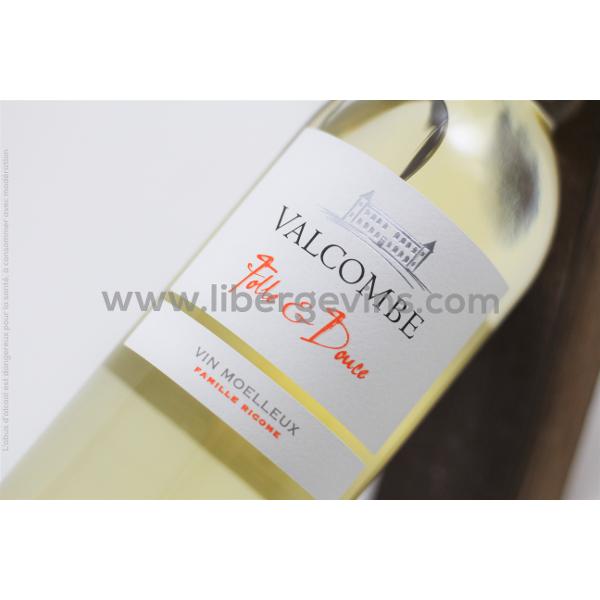 VALCOMBE - VIN DE FRANCE - FOLLE & DOUCE 2023 MOELLEUX BIO