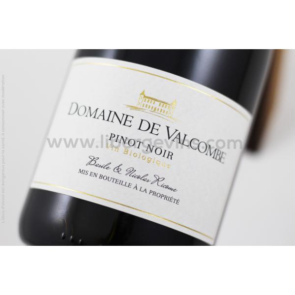 VALCOMBE - IGP PAYS D'OC - PINOT NOIR  -  DOMAINE VALCOMBE  2023 - BIO