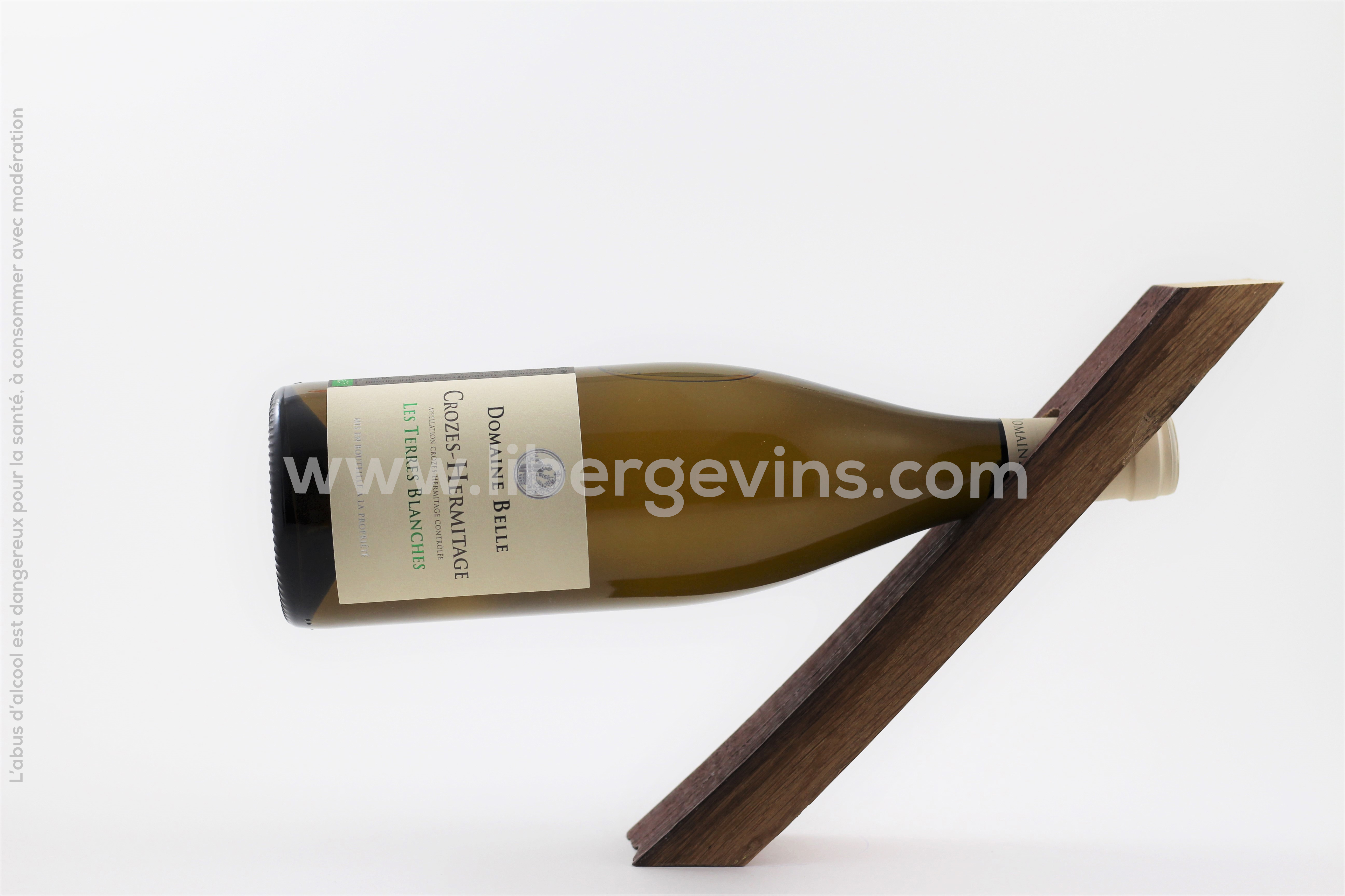vue du vin Crozes-Hermitage Aop Roche Blanche 2017 ab