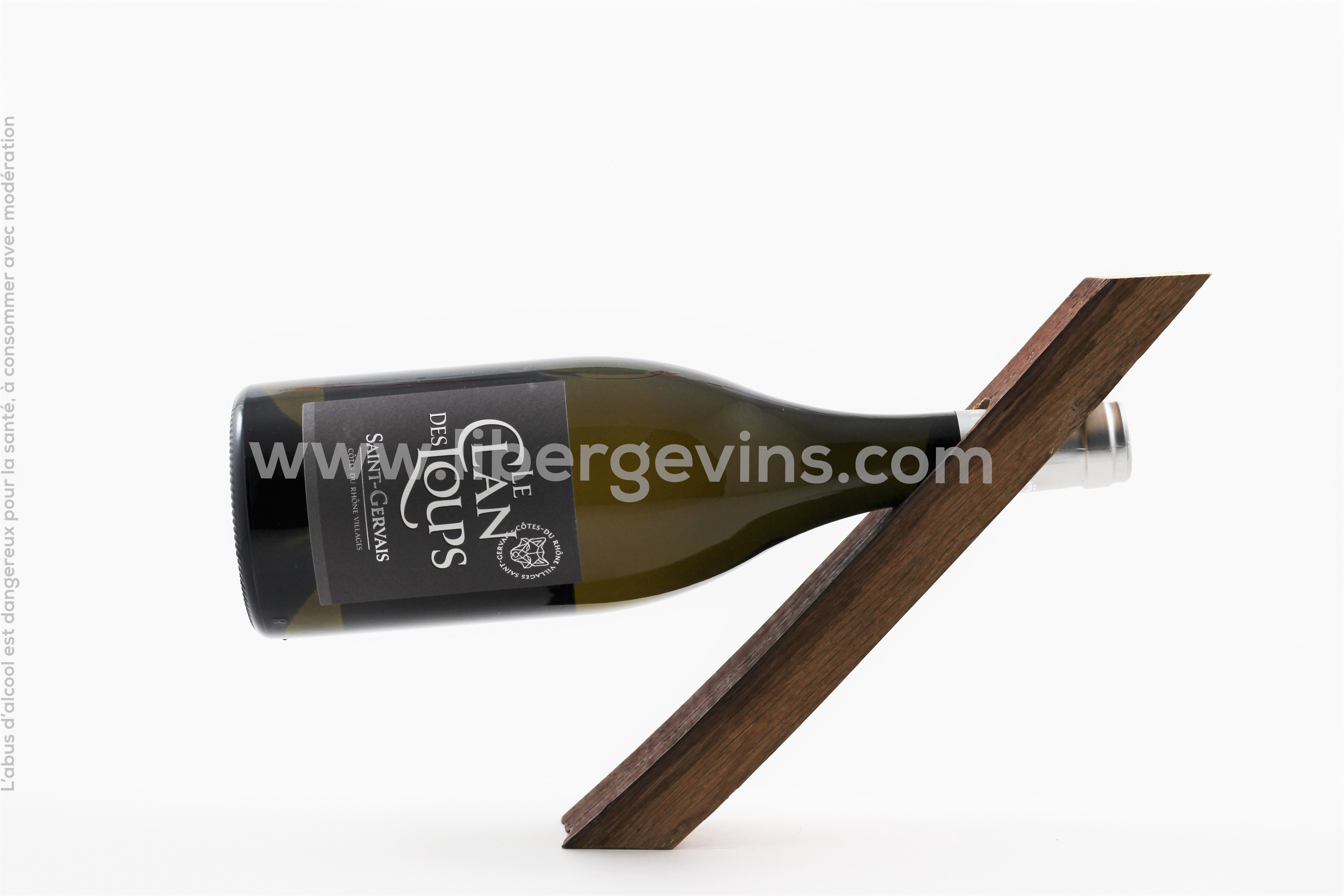 image du vin Cotes du Rhone Villages Saint Gervais Aop Blanc le Clan des Loups 2023