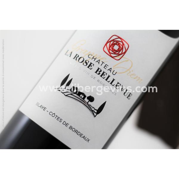 CHATEAU LA ROSE BELLEVUE - BLAYE-COTES DE BORDEAUX AOP - GRAPPE DIEM ROUGE 2023