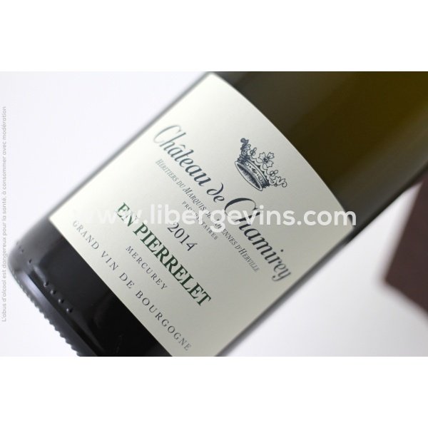 DOMAINES DEVILLARD - MERCUREY BLANC AOP - EN PIERRELET 2014 - CHATEAU DE CHAMIREY